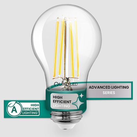 6x LED-Glühbirne E27 A60 3,8W 840lm = 60W 2700K Warm 360° Filament CLASS A LUMILED