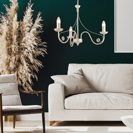 DONATO Hängeleuchte 3xE14 Weiß LM-3.29 Lamkur