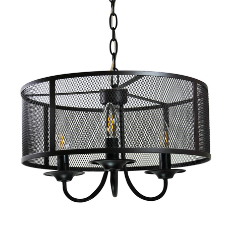 Hängelampe 3x E14 Schwarz Soho Sanico Goldlux