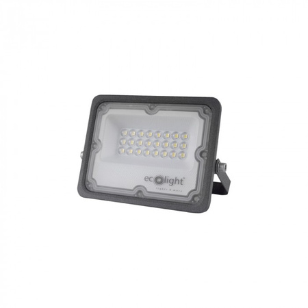 LED-Flutlicht Reflektor 20W 2000lm 6500K Kalt IP65 Premium Line Ecolight