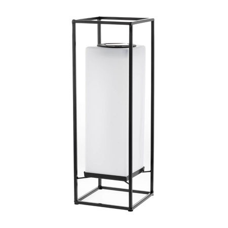 LED Solarlampe Outdoor Garten Standlaterne 3000K IP44 38cm Dämmerungssensor