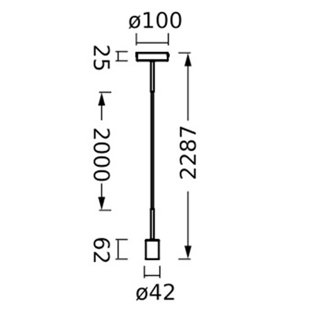 Decke Hängelampe Grau Vintage 1906 Pendel Ledvance