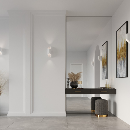 LED PENNE G9Wandleuchte oben unten 20cm Weiß SOLLUX