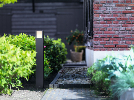 LED-Gartenleuchte für den Außenbereich ARBOR myGarden 6W 2700K IP44 Mast 77cm Anthrazit PHILIPS