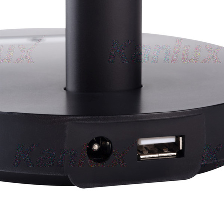 LED-Schreibtischlampe Schwarz REXAR 7W 3000-6500K Kanlux