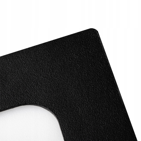 LED Panel Decke 6W 4000K 360lm 11cm Quadratisch Aufbaumontage Schwarz