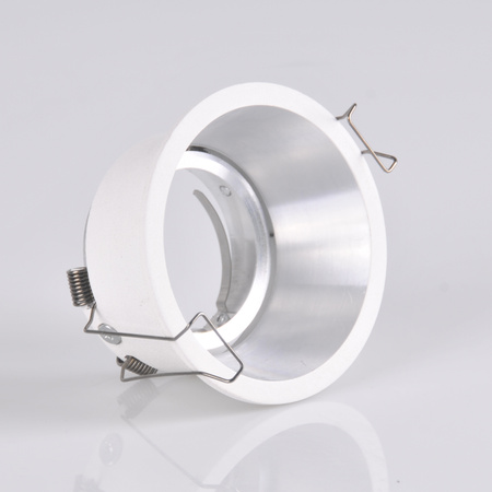 KOLDING Weiße und silberne Einbauleuchte rund MR16 GOLDLUX (Polux)