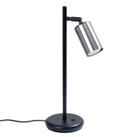 WINX GU10 Schwarz Chrom Moderne Schreibtischlampe SOLLUX