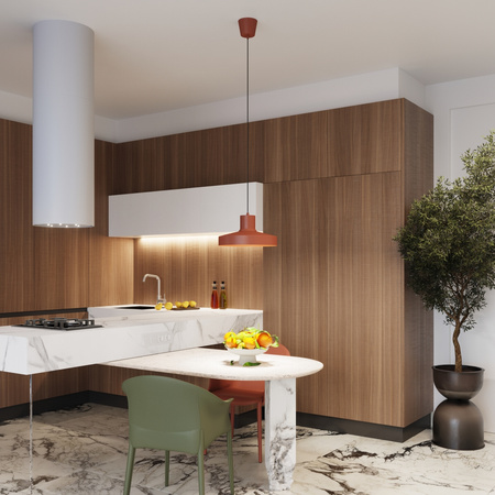 E27 Ockerrot BILO Crimson Pendelleuchte SL.1706 Sollux