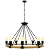 ROPE Arthur Hänge-Deckenleuchte 8xE27 ROPE LOFT Vintage - GOLDLUX (Polux)