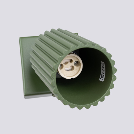 Wandleuchte Wandleuchte Reflektor Tuba Spot GU10 Olive Carbon Deep Space SL.1616 Sollux