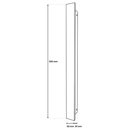 LED-Aufbauleuchte PELIO Wandleuchte 9W 4000K IP65 LUMILED