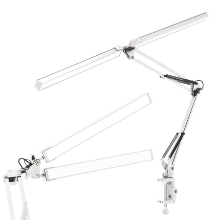 LED-Tischlampe 28W 1400lm CCT 120° Weiß Tenuix Kobi