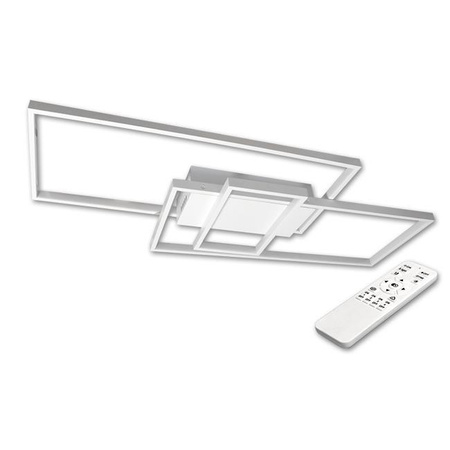 LED-Kronleuchter-Deckenleuchte 90W CCT GALAXIS VELA Weiß + Fernbedienung