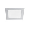 LED-Deckeneinbauleuchte KATRO DOWNLIGHT 12W 4000K 660lm IP44 Square Silber KANLUX