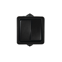 TEKNO Lichtschalter IP54 Schwarz KANLUX