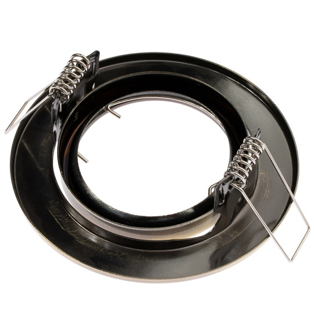 Einbaustrahler GU10, MR16 Einbauspot HALOGEN Runde beweglich Antik Blech LUMILED