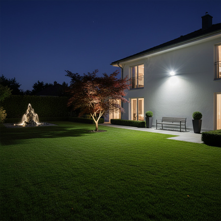 LED-Strahler Halogen-Außenstrahler 10W 6500K 1800lm IP65 FLOODLIGHT LUX OSRAM