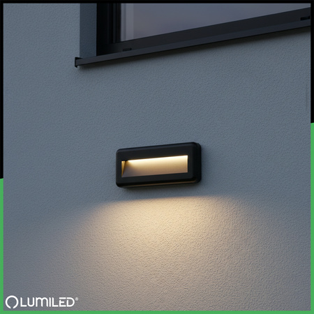 Außen Garten Treppe Wandleuchte CCT 3000-6500K LED 4W IP65 VIREO LUMILED