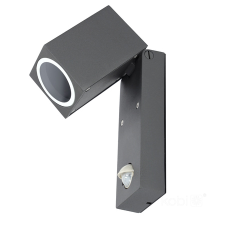 LED-Gartenleuchte QUAZAR 15 LxGU10 IP44 KOBI Grauer Sensor