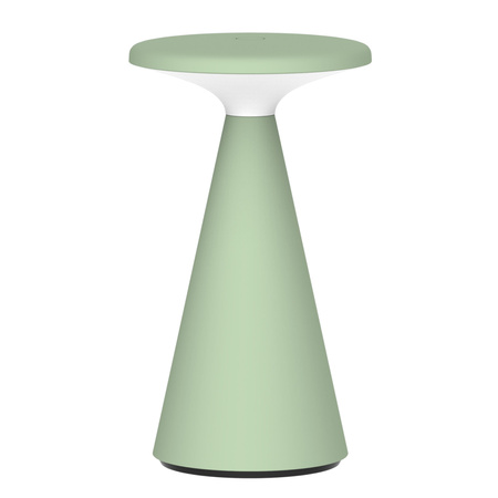 Dekorative LED-Tischlampe für den Außenbereich 1.8W 160lm 2700K Warm Grün IP44 Dimmbar Paros Sanico Goldlux