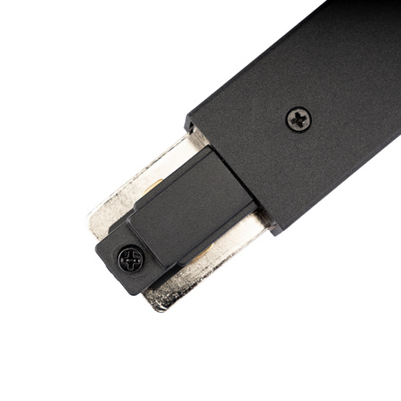 1F SCHIENENVERBINDER GERADE MIT STROMVERSORGUNG SCHWARZ LEUCHTEND