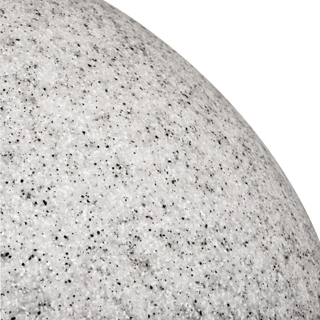 KANLUX Outdoor Geschliffene STONO STONE BALL E27 IP65 20cm Grau