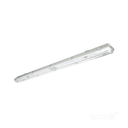 Hermetische LED-Leuchte G13 IP65 Grau Hermic Kobi