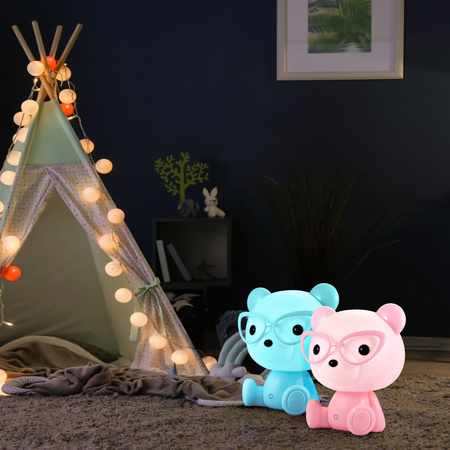 LED Dekorative Lampe 2.5W 59lm Rosa Dimmbar Teddybär Sanico Goldlux