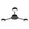 Kronleuchter Decke Pendelleuchte Dekorative 3x GX53 Schwarz Masterled