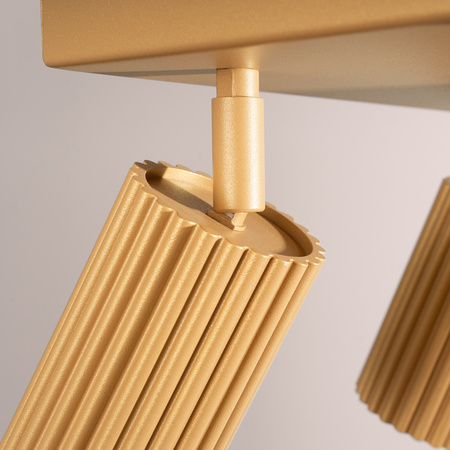 Tuba Spot Reflektor Deckenleuchte 4x GU10 Gold Carbon Deep Space SL.1564 Sollux