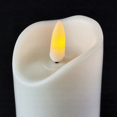 LED Grablicht H 9,5 cm warmweiß Flammeneffekt