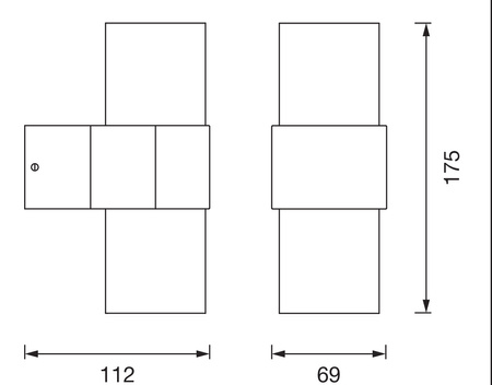 ENDURA Classic Rotary UpDown LEDVANCE Wand-Fassadenleuchte