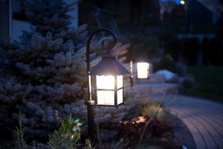 Außengartenlampe LATERNE E27 CADIZ K 5002/2/Z 116cm schwarz Su-Ma