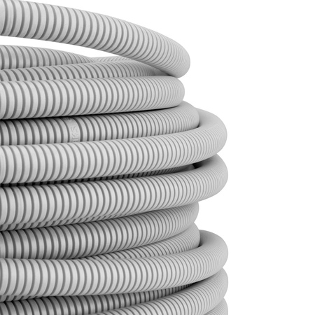 Wellrohr RKGL 25 mm 320N Leitung mit Fernbedienung für Kabelschutz 25m Grau AKS ZIELONKA