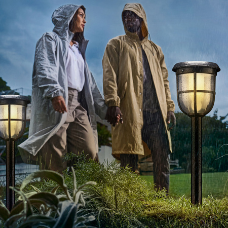 Gartenleuchte LED Solar-Wandleuchte RADII 1.3W 3000K IP44 Dämmerungs-Bewegungsmelder PHILIPS