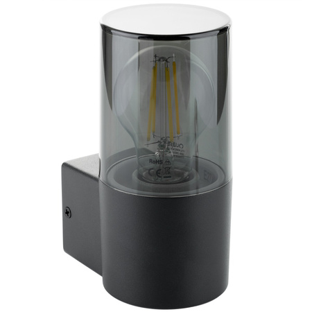 Gartenlampe LED Wandleuchte DENVER E27 IP44 16,5cm rund