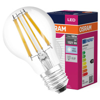 E27 A60 LED Lampen 10 W = 100 W, 1521 lm, 4000 K, neutral, 360°, OSRAM-Filament