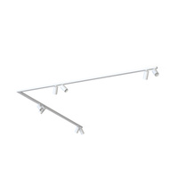 MONO CORNER VIII 7753 Nowodvorski Weiß 8xGU10 Aufputz-Eckleiste 2x200cm Modern