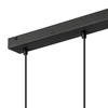 DIEGO Decke Pendelleuchte 3xE27 Schwarz Chrom LM-3.124 Lamkur