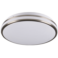 ORBIT 40 Deckenleuchte LED-Deckenleuchte 24W GOLDLUX (ehemals Polux) NICKEL 2600lm 4000K