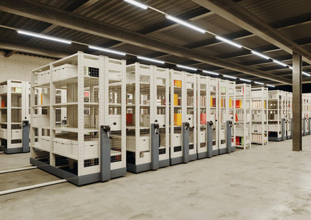 LED Flammensichere 55W 6300lm 3000K Warm IP66 IK08 Dampproof Grau Ledvance Hermetische Lampe