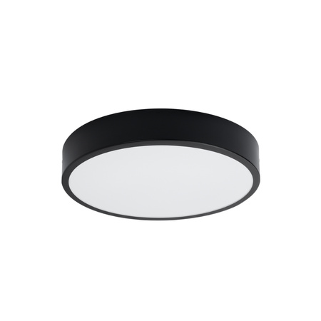 Deckenleuchte Plafond ONYX 40 LED 23W 3000K 1890lm Schwarz Minimalistisch SOLLUX