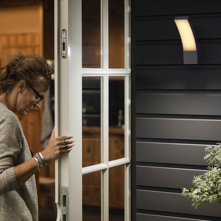 Gartenleuchte LED Wandleuchte SPLAY myGarden 12W 2700K IP44 Anthrazit PHILIPS