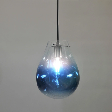 E27 Schwarz Kimberly Blau Sanico Goldlux Dekorative Pendel-Deckenleuchte