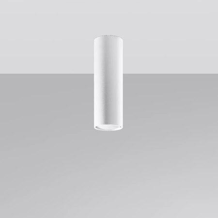 Anbauleuchte LAGOS GU10 Halogen Spot Tuba 20cm Weiß SOLLUX