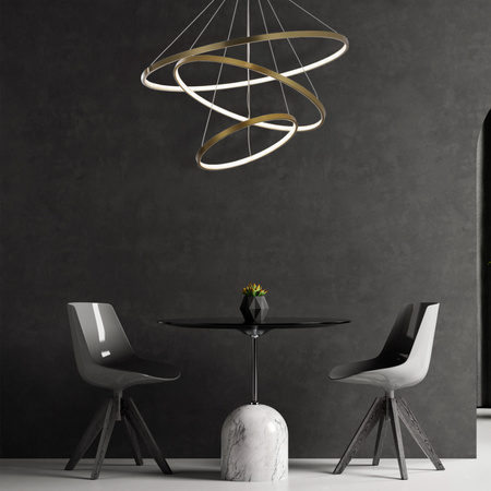 LED-Deckenpendelleuchte 60W 8000lm 4000K Neutral 120° Gold LEA Sanico Goldlux