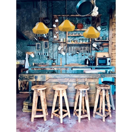 Hängeleuchte E27 Geometrisch Gelb PASTEL PRISM D:310*180MM VT-7310 V-TAC