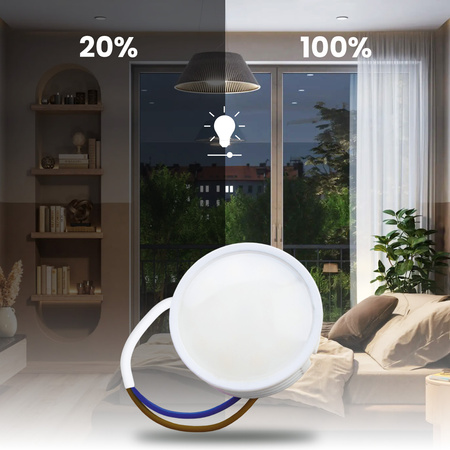 LED Einlege-Modul Milchig 7W = 60W 120° 670lm 3000K Warm Dimmbar LUMILED