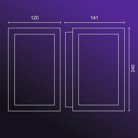 Philips HUE Impress Wandlaterne Außenwandleuchte 17459/30/P7